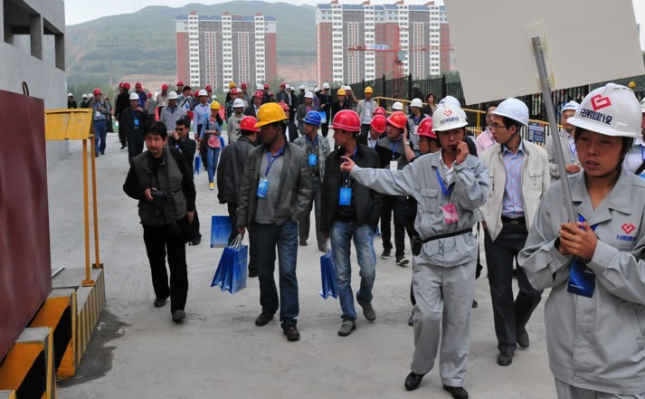 2012年青海省安全質量標準化工程示范工地現場觀摩會