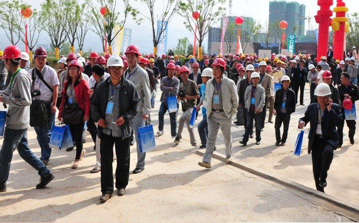 2012年青海省安全質量標準化工程示范工地現場觀摩會